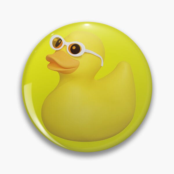 Item preview, Cute Yellow Rubber Duck Toy in Sunglasses designed and sold by natalielaf.
