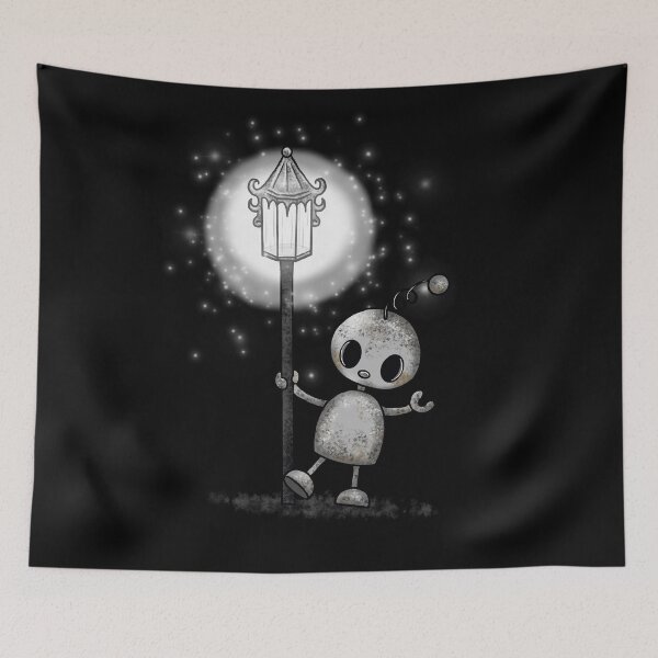 Item preview, dancing robot with lantern stonybot designed and sold by Pezi-Creation.