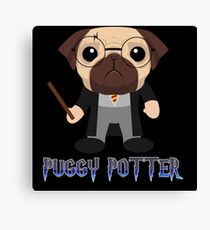 Puggy Potter Canvas Print