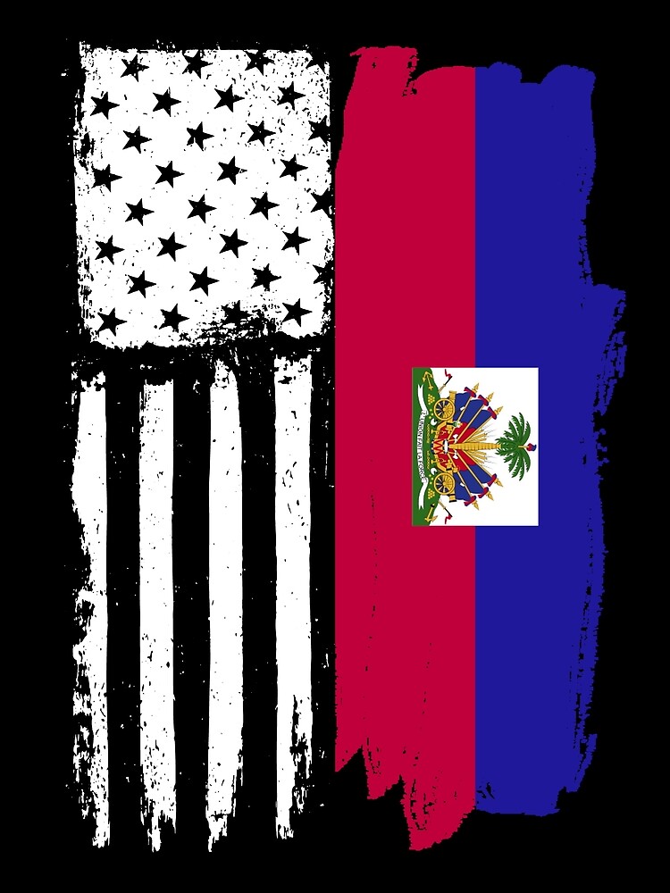 Thumbnail 3 von 3, Tuch, Haiti American Flag Proud Haitian Roots Haitian American Gear designt und verkauft von DynamicDesign.