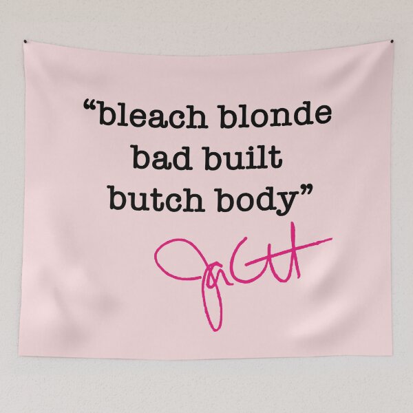 Item preview, bleach blonde bad built butch body - jasmine crockett designed and sold by Thelittlelord.