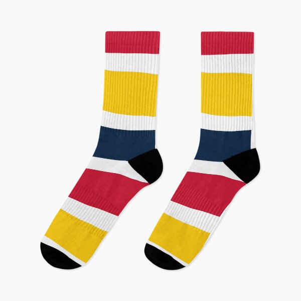 Item preview, Navy Gold Red Striped Pattern designed and sold by global-designz.