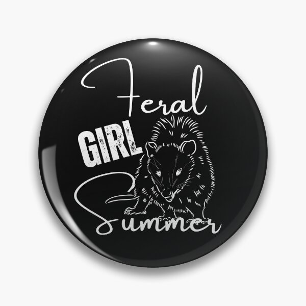 Item preview, Feral Girl Summer T-Shirt, Funny Possum Graphic Tee, Cute Animal Lover Shirt, Trendy Summer Fashion, Unique Gift Idea for Women designed and sold by MTJ-Mushrooms.