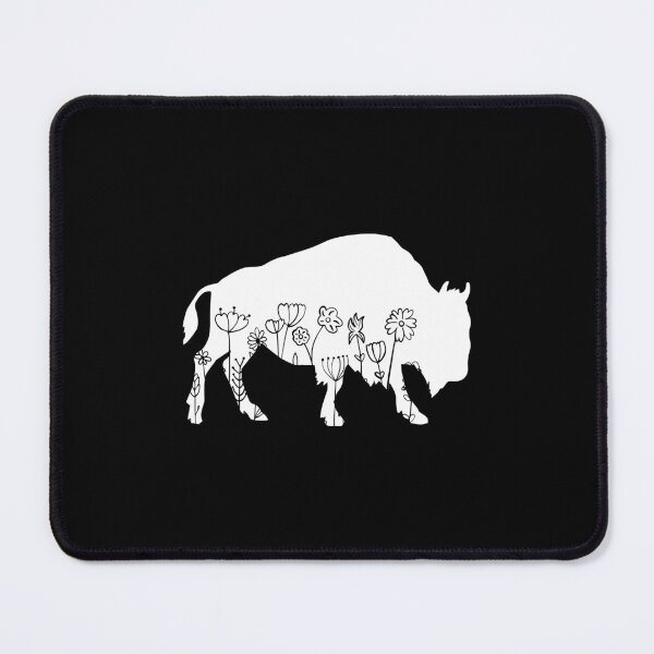 Item preview, Bison Lover Animal Flowers Floral designed and sold by RareBunny.