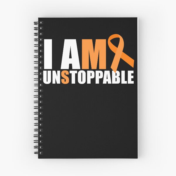 Aperçu de l'œuvre I Am Unstoppable MS Ribbon Multiple Sclerosis Awareness Gear créée et vendue par DynamicDesign.