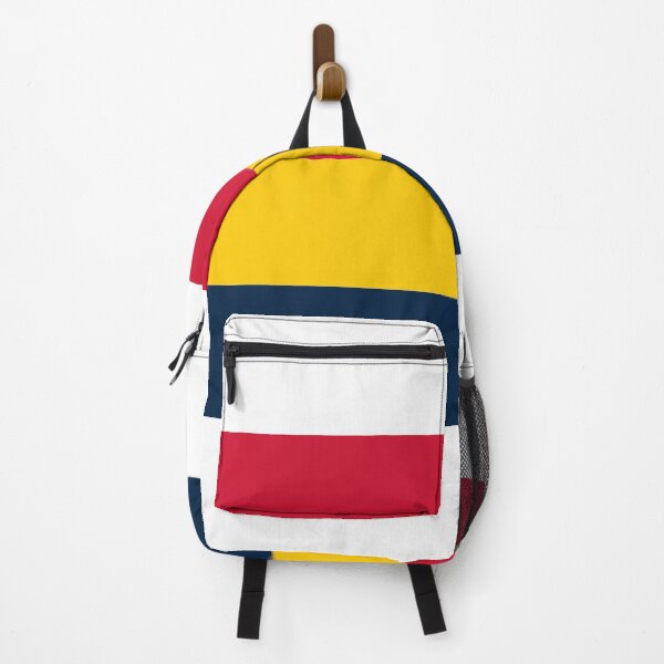 Item preview, Navy Gold Red Striped Pattern designed and sold by global-designz.