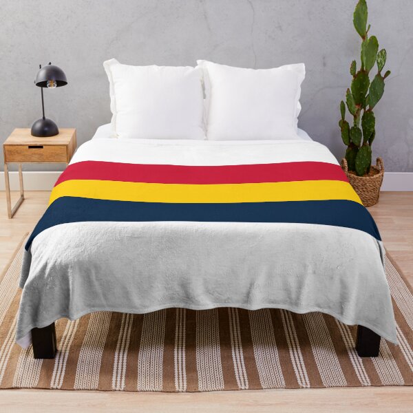 Item preview, Navy Gold Red Striped Pattern designed and sold by global-designz.