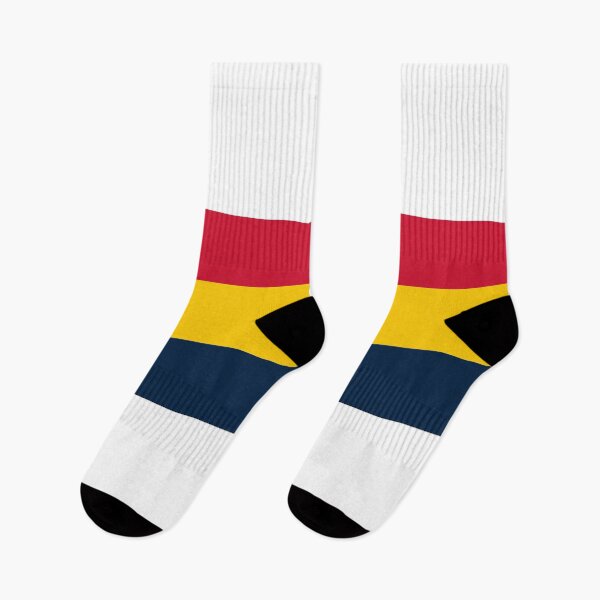 Item preview, Navy Gold Red Striped Pattern designed and sold by global-designz.