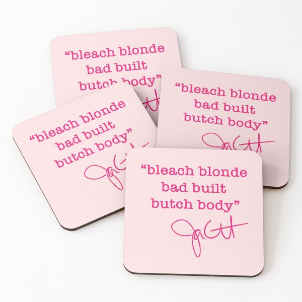 Item preview, bleach blonde bad built butch body - jasmine crockett (hot pink) designed and sold by Thelittlelord.