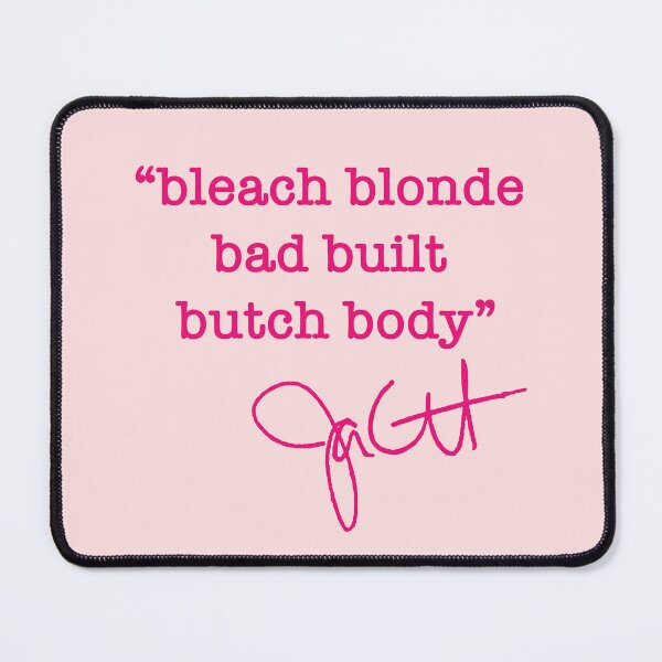 Item preview, bleach blonde bad built butch body - jasmine crockett (hot pink) designed and sold by Thelittlelord.