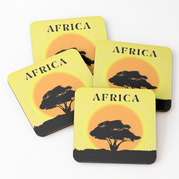 Item preview, African Acacia Tree Against an Orange Sunset designed and sold by Marymarice.