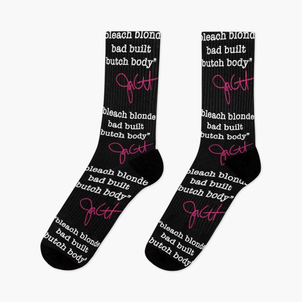 Item preview, bleach blonde bad built butch body - jasmine crockett (white hot pink) designed and sold by Thelittlelord.