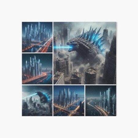 Artikel-Vorschau von Godzilla in der Stadt, designt und verkauft von ByCollins.
