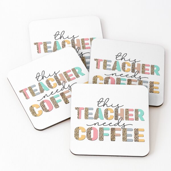 Item preview, This Teacher Needs Coffee designed and sold by MarigoldandLily.