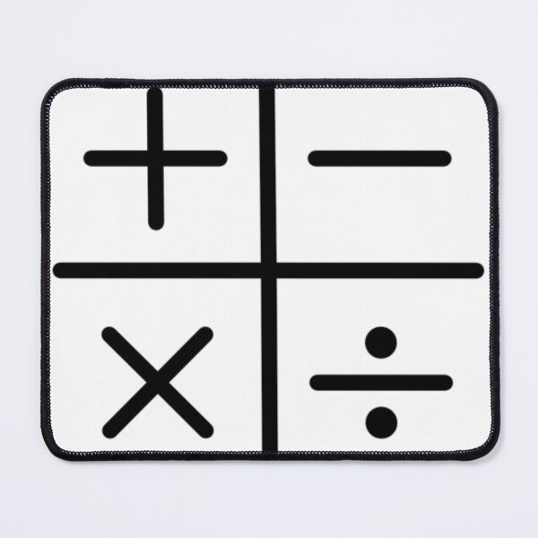 Item preview, Math Symbols Unite: Plus, Minus, Divide & Multiply designed and sold by DuskyMonk.