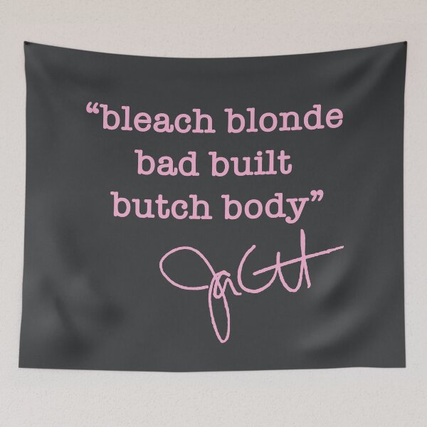 Item preview, bleach blonde bad built butch body - jasmine crockett ( pink) designed and sold by Thelittlelord.