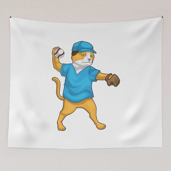 Item preview, Cat Baseball designed and sold by Snabdesign84.