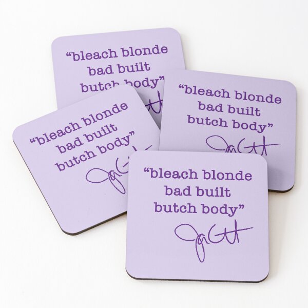Item preview, bleach blonde bad built butch body - jasmine crockett (purple) designed and sold by Thelittlelord.