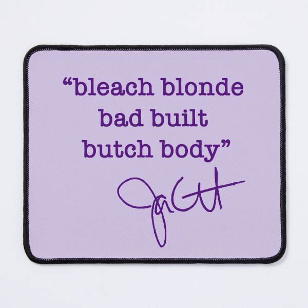 Item preview, bleach blonde bad built butch body - jasmine crockett (purple) designed and sold by Thelittlelord.