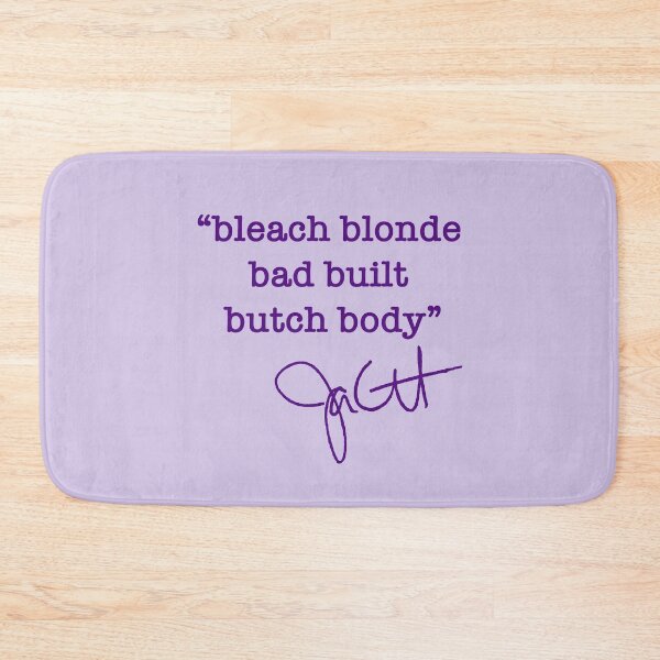 Item preview, bleach blonde bad built butch body - jasmine crockett (purple) designed and sold by Thelittlelord.