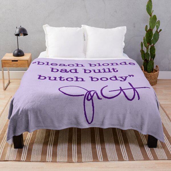 Item preview, bleach blonde bad built butch body - jasmine crockett (purple) designed and sold by Thelittlelord.