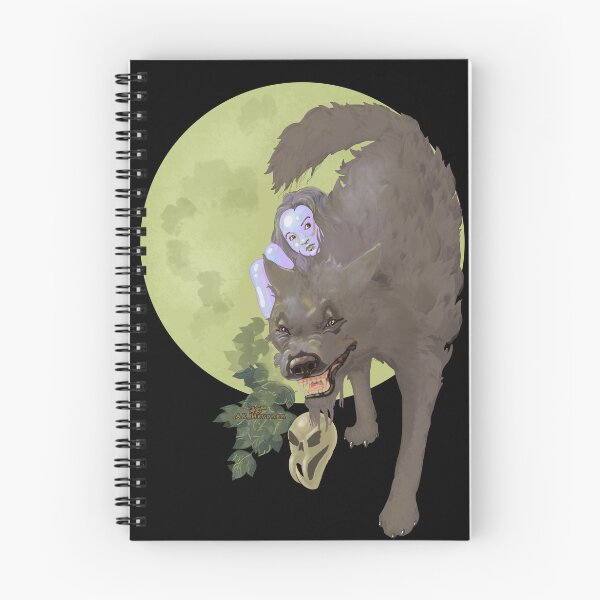 Item preview, Spooky Wolfgirl Malerei designed and sold by AK-Hevonen.