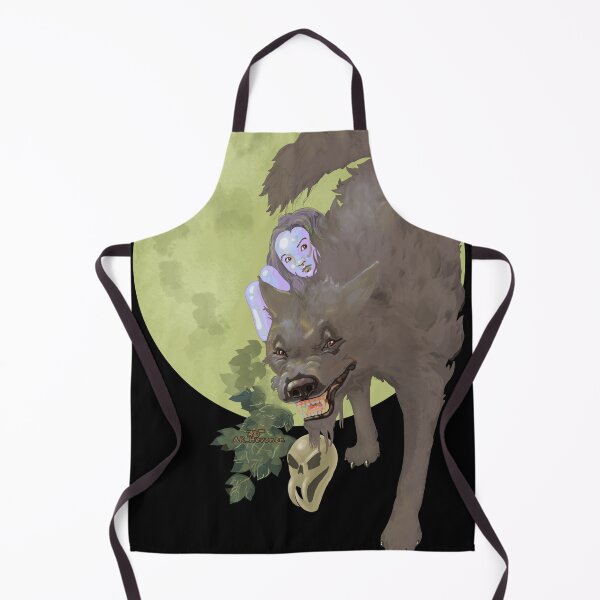 Item preview, Spooky Wolfgirl Malerei designed and sold by AK-Hevonen.