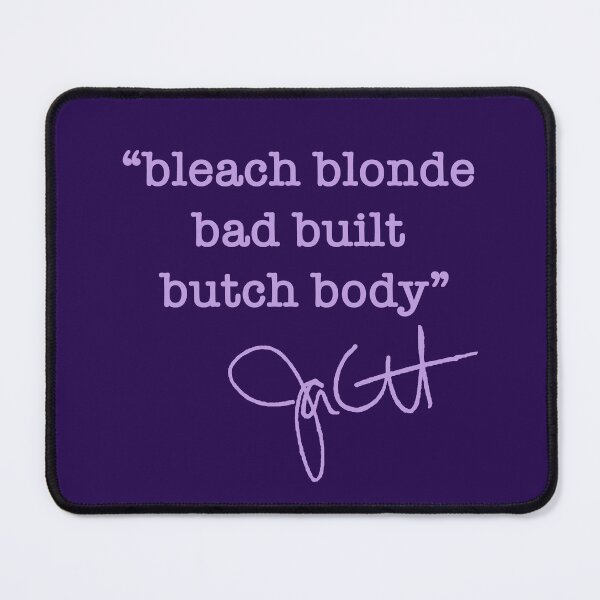 Item preview, bleach blonde bad built butch body - jasmine crockett (lavender) designed and sold by Thelittlelord.