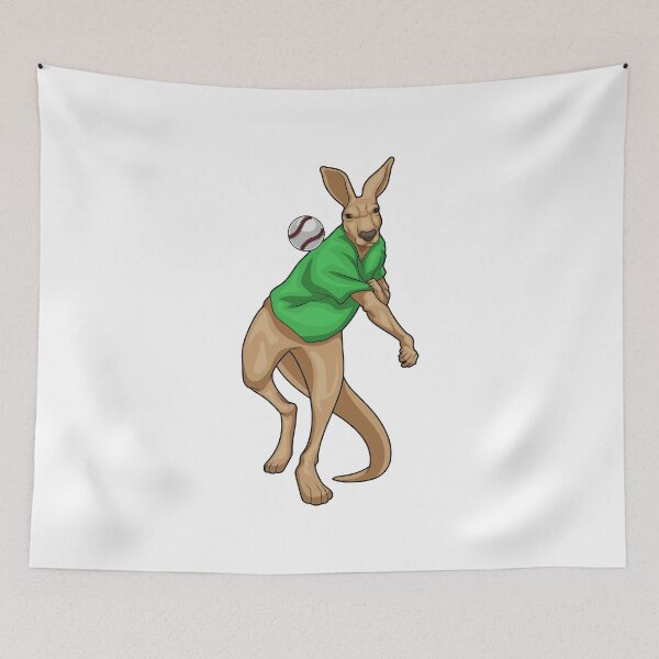 Item preview, Kangaroo Baseball designed and sold by Snabdesign84.