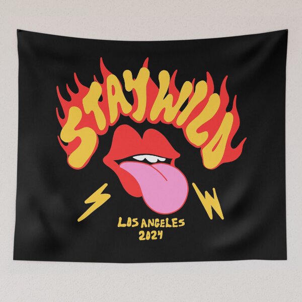 Item preview, Ben Azelart The Flame Stay Wild Mouth LA 2024 designed and sold by MAZAX.
