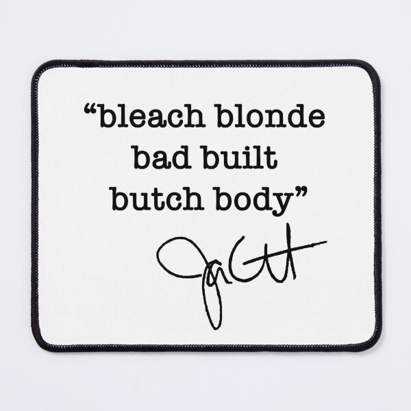 Item preview, bleach blonde bad built butch body - jasmine crockett (black) designed and sold by Thelittlelord.