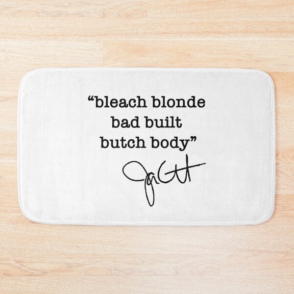 Item preview, bleach blonde bad built butch body - jasmine crockett (black) designed and sold by Thelittlelord.