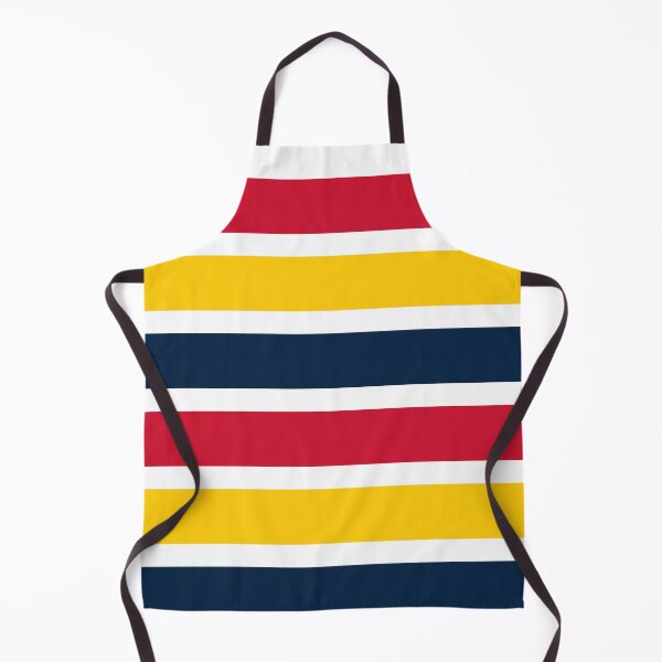 Item preview, Navy Gold Red Striped Pattern designed and sold by global-designz.
