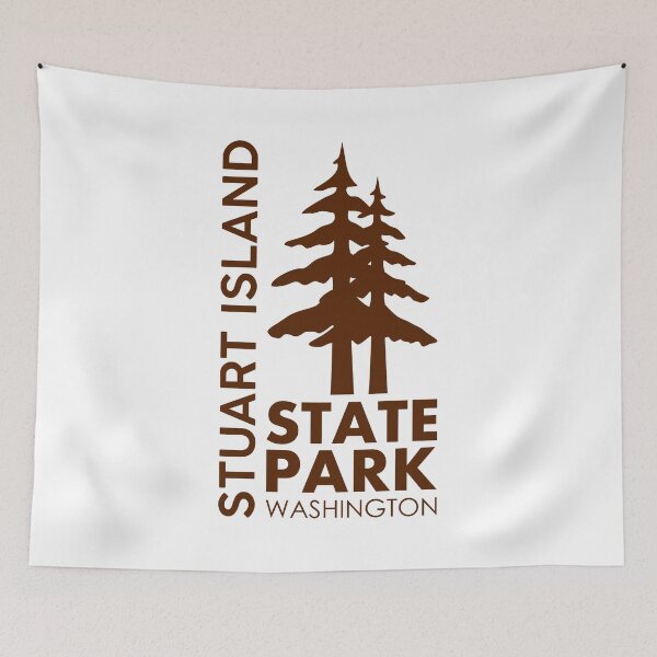 Item preview, Stuart Island State Park Washington Pines designed and sold by bivenart.