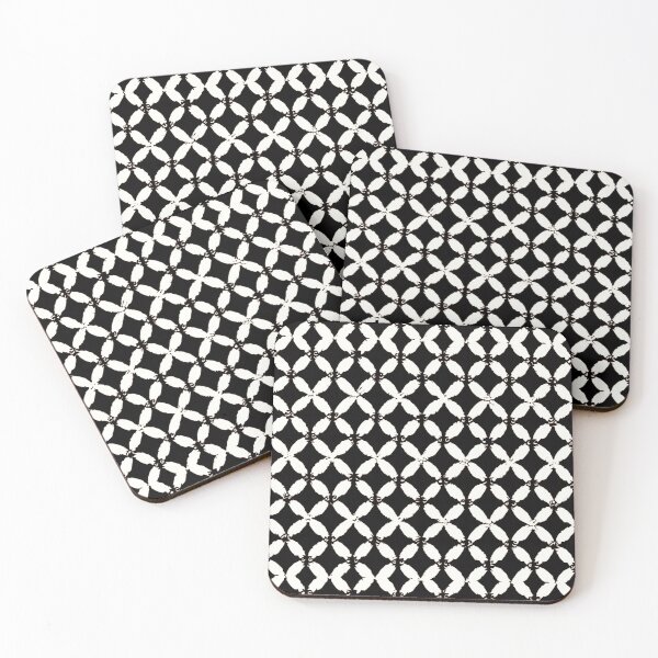 Item preview, Monochrome Foliage Lattice: Nature's Network designed and sold by Highlandkings.