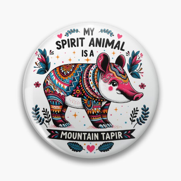 Item preview, My Spirit Animal is a Mountain Tapir - Cute Design designed and sold by SerhiiArt.