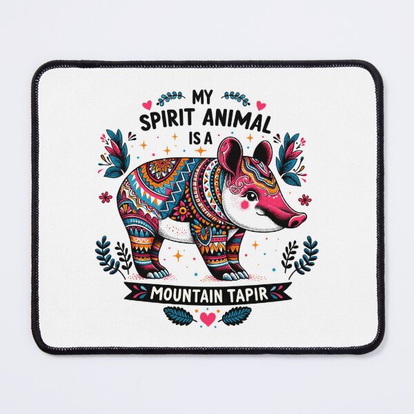 Item preview, My Spirit Animal is a Mountain Tapir - Cute Design designed and sold by SerhiiArt.