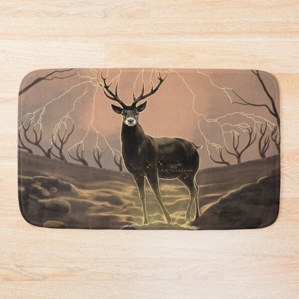 Item preview, Miracle Stag Painting designed and sold by AK-Hevonen.