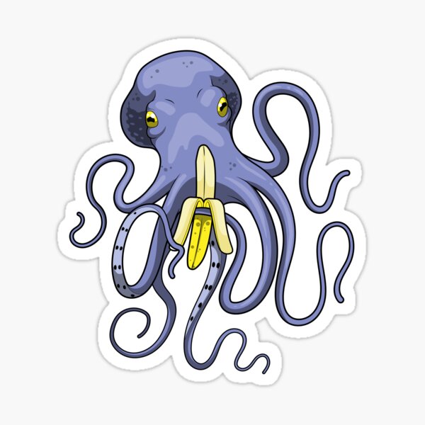 Item preview, Octopus Banana designed and sold by Snabdesign84.