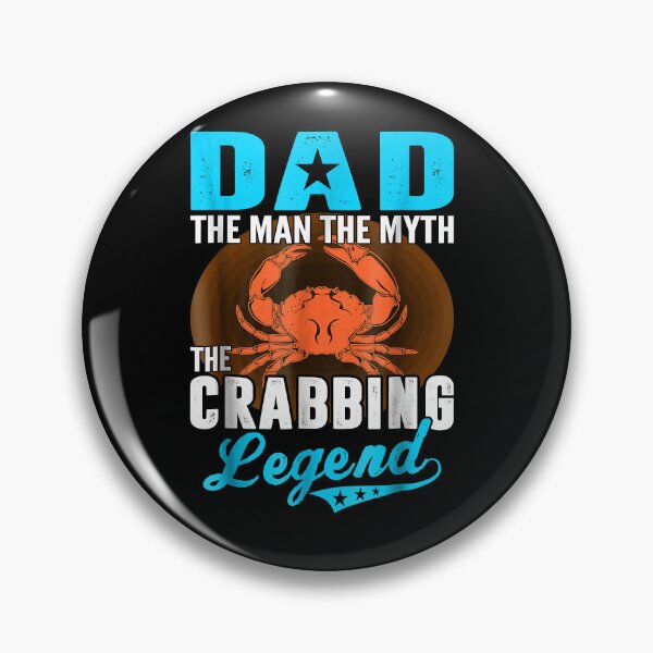 Item preview, Dad The Man The Myth The Crabbing Legend Fathers Day Tshirt designed and sold by samishoops.