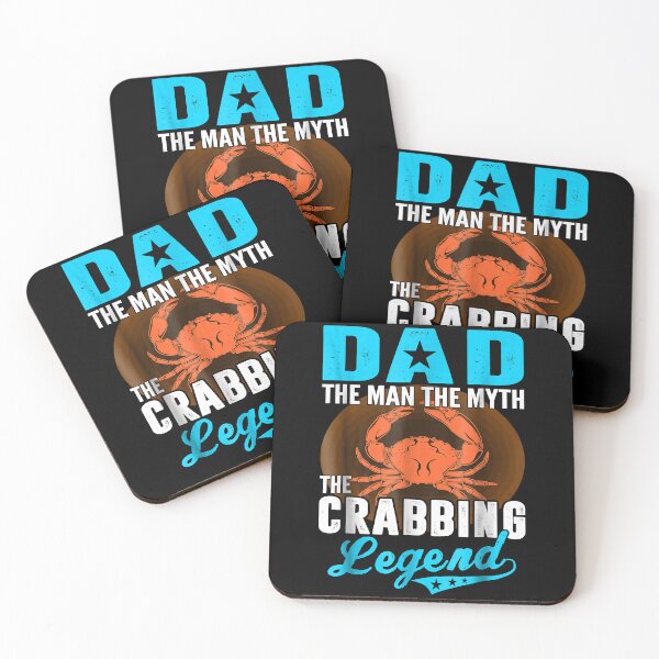 Item preview, Dad The Man The Myth The Crabbing Legend Fathers Day Tshirt designed and sold by samishoops.