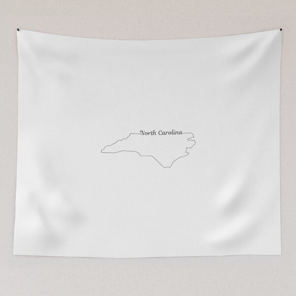 Item preview, North Carolina State Outline designed and sold by US States Merch.