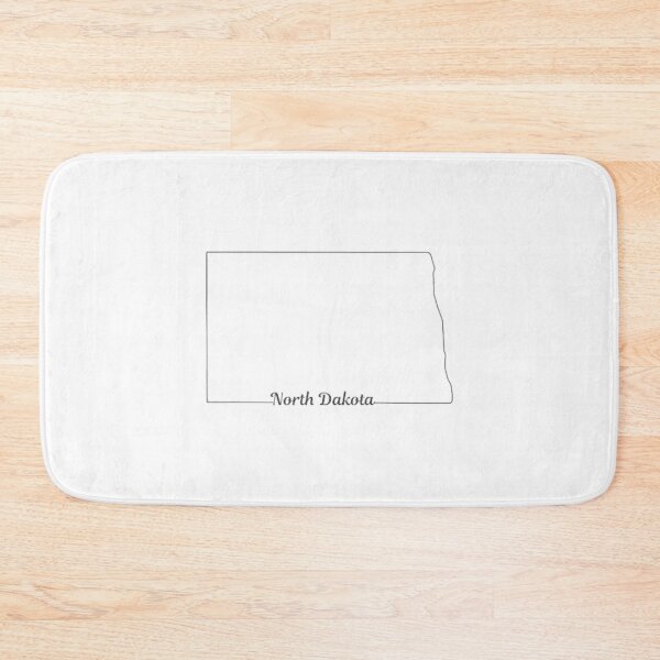 Item preview, North Dakota State Outline designed and sold by US States Merch.