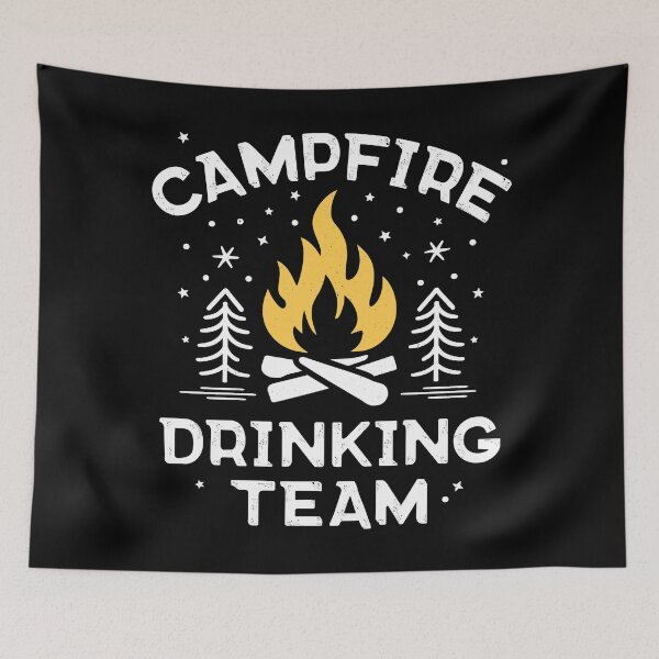 Item preview, Campfire Drinking Team designed and sold by PaulSDesign.