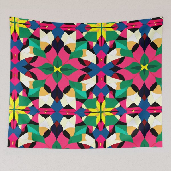 Item preview, Vivid Vignettes: A Symphony of Abstract Blossoms designed and sold by Highlandkings.