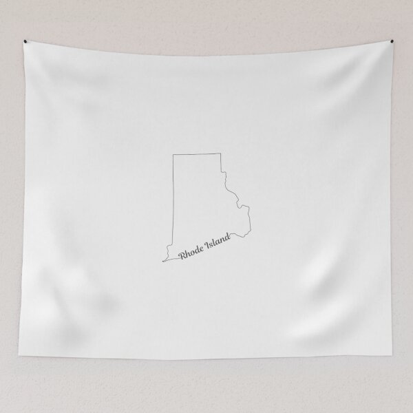 Item preview, Rhode Island State Outline designed and sold by US States Merch.