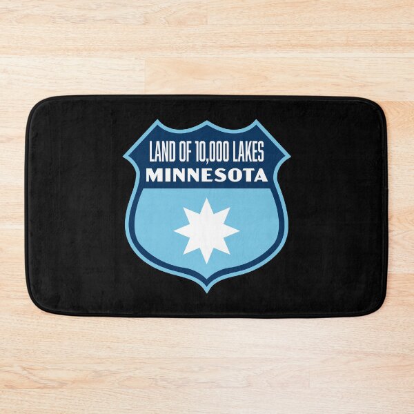 Item preview, Vintage Minnesota Land of 10,000 Lakes Shield designed and sold by deadmansupplyco.