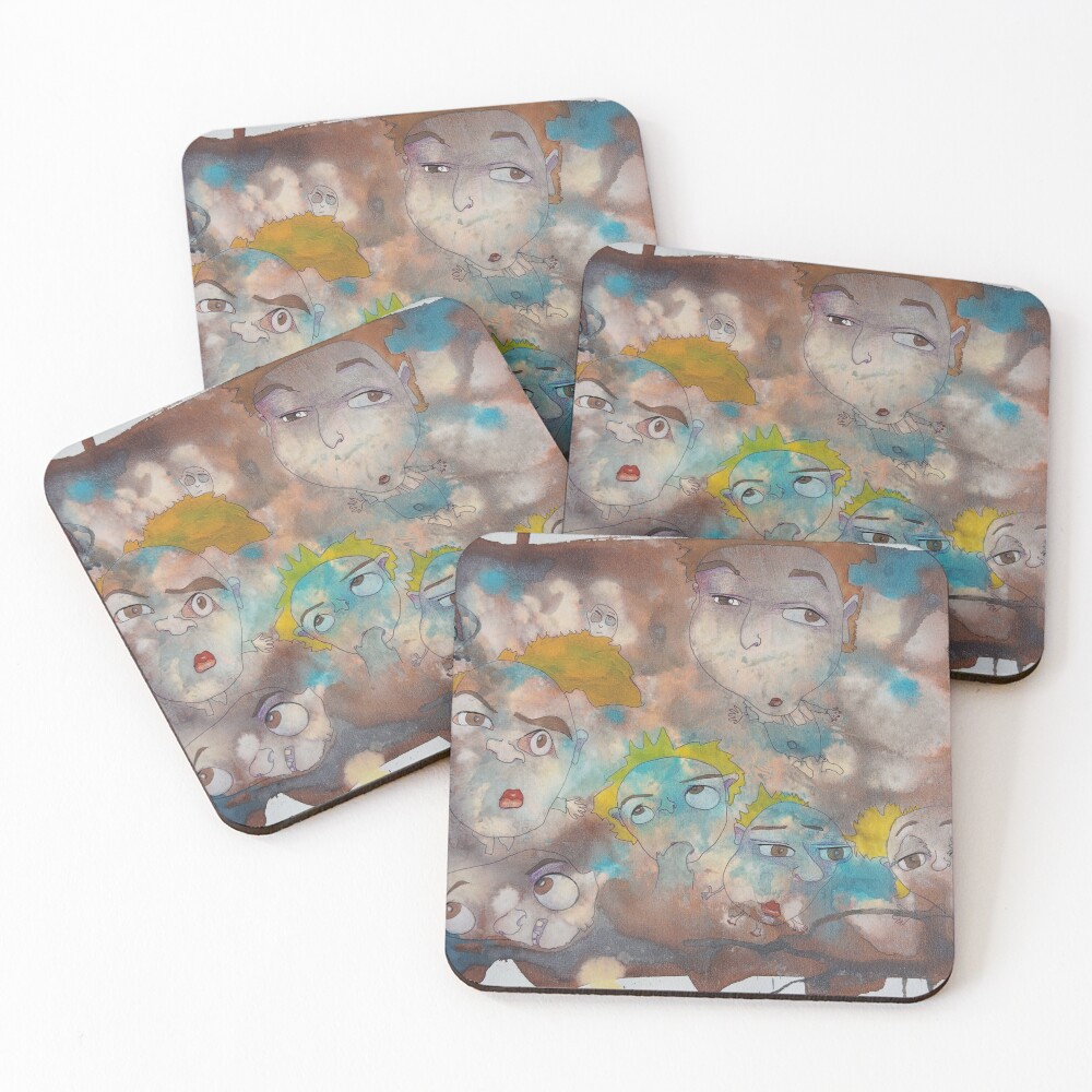 Item preview, Coasters (Set of 4) designed and sold by Rorschach68.