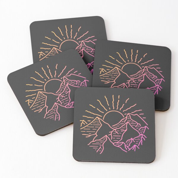 Item preview, Mountains at Sunrise designed and sold by MrBoulinosaure.