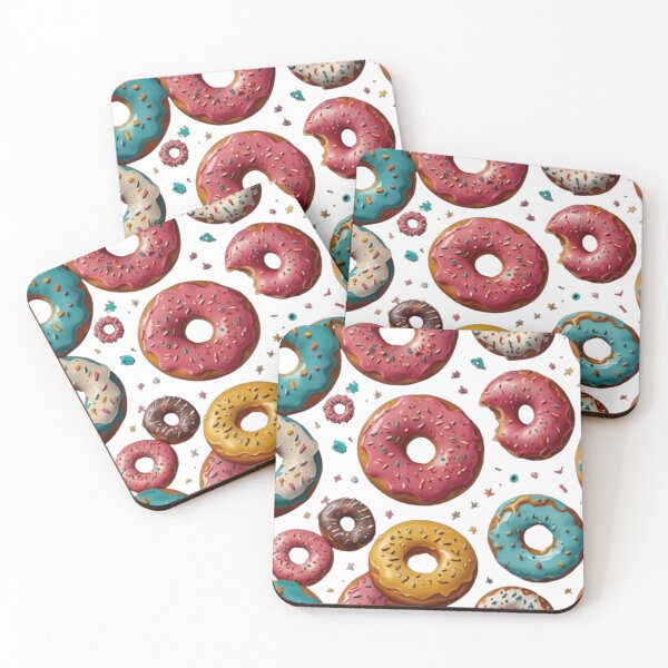 Item preview, Yummy Donut Print - White Background designed and sold by TGAL2.